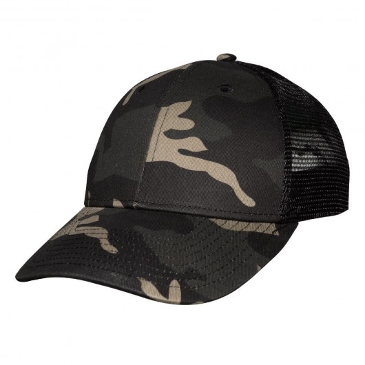 Black Camo Caps Angle